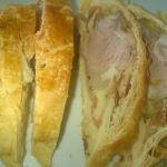Svinjska ribica v listnatem testu