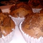 Čokoladni muffini s koščki čokolade