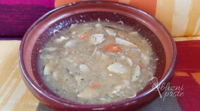 Preprosta gobova juha