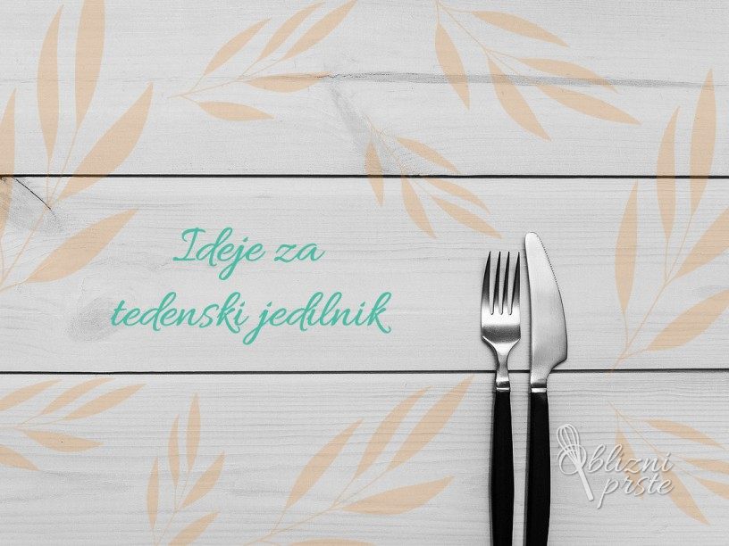 tedenski jedilnik