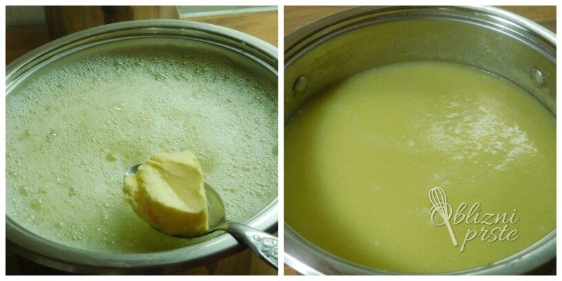 Bučna juha z maslom
