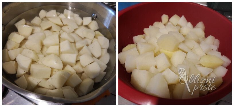 Enostavni kompirjevi polpeti s sirom