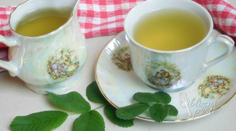 Čaj iz cvetov in listov šipka