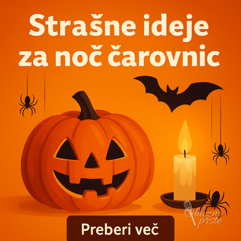 Navdih za noč čarovnic: Dekoracije, koktajli in strašljivo vzdušje preplavljajo družbena omrežja