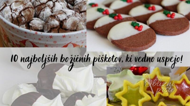 10 najboljših božičnih piškotov, ki vedno uspejo