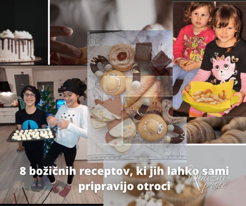 8 božičnih receptov, ki jih lahko sami pripravijo otroci