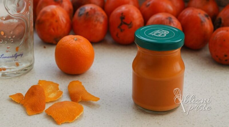 Praznična kaki marmelada – trojno oranžno razkošje