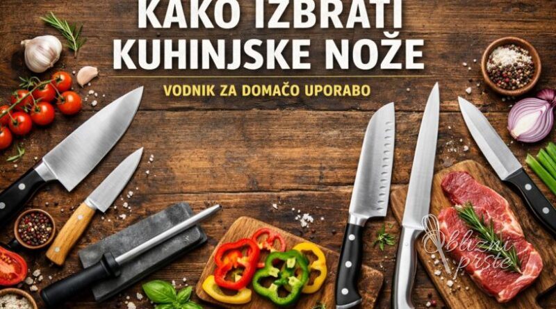 Kako izbrati kuhinjske nože – vodnik za domačo uporabo