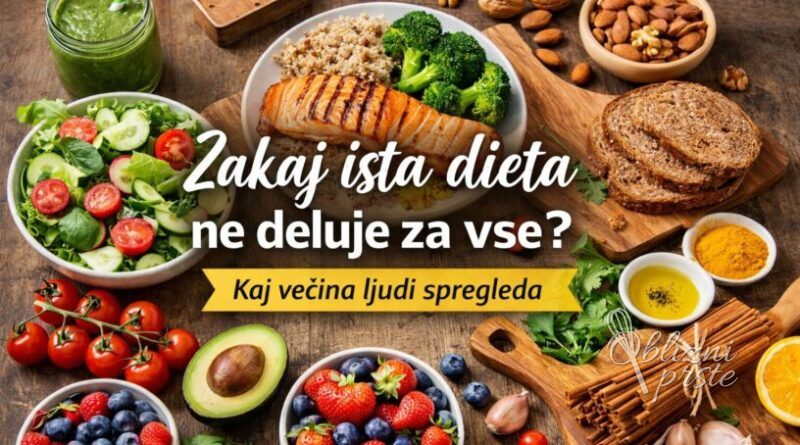 Zakaj ista dieta ne deluje za vse