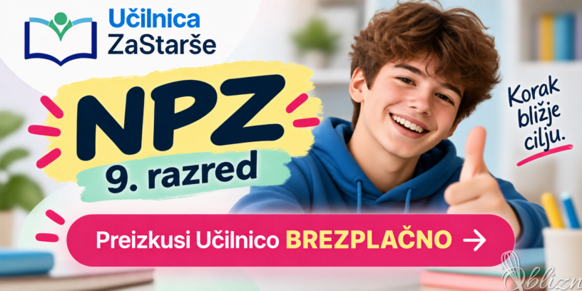 NPZ 9. razred – preizkusi Učilnico ZaStarše brezplačno