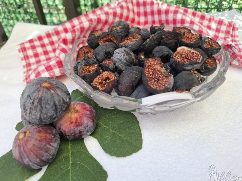 Sušenje in shranjevanje fig