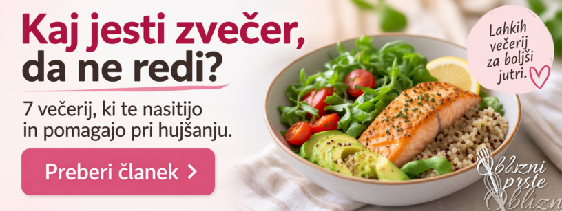 Kaj jesti zvečer, da ne redi – 7 idej za večerjo