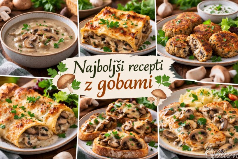 Najboljši recepti z gobami