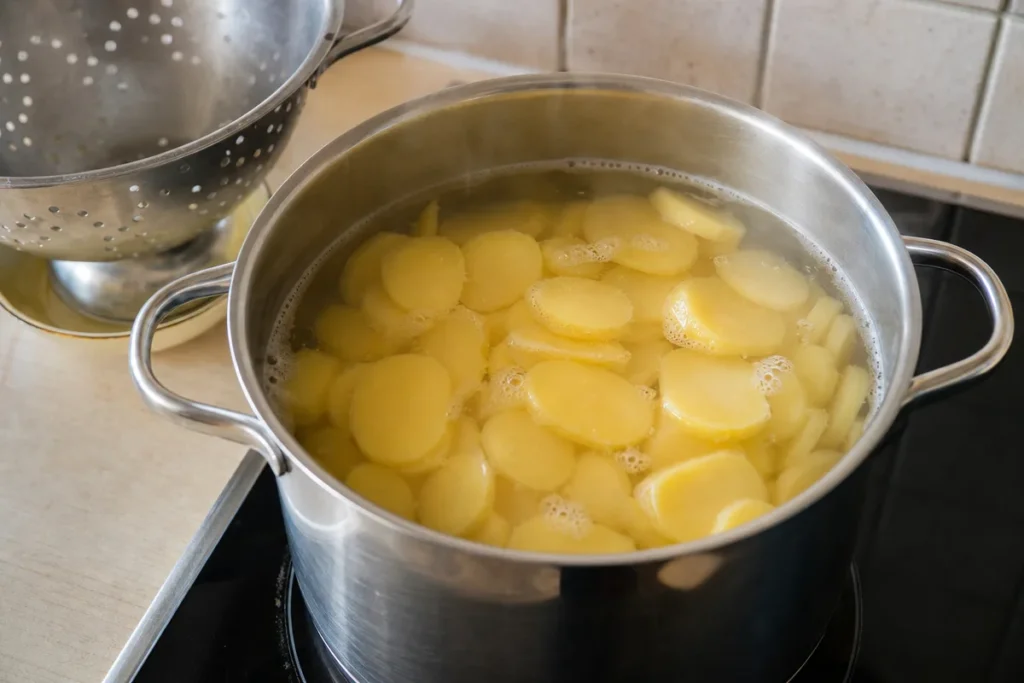 Pečen ješprenj s kislim zeljem in domačo klobaso, korak 3: Korak 3