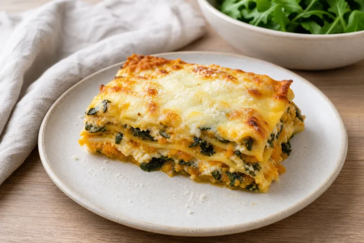 Vegetarijanska lazanja z bučo